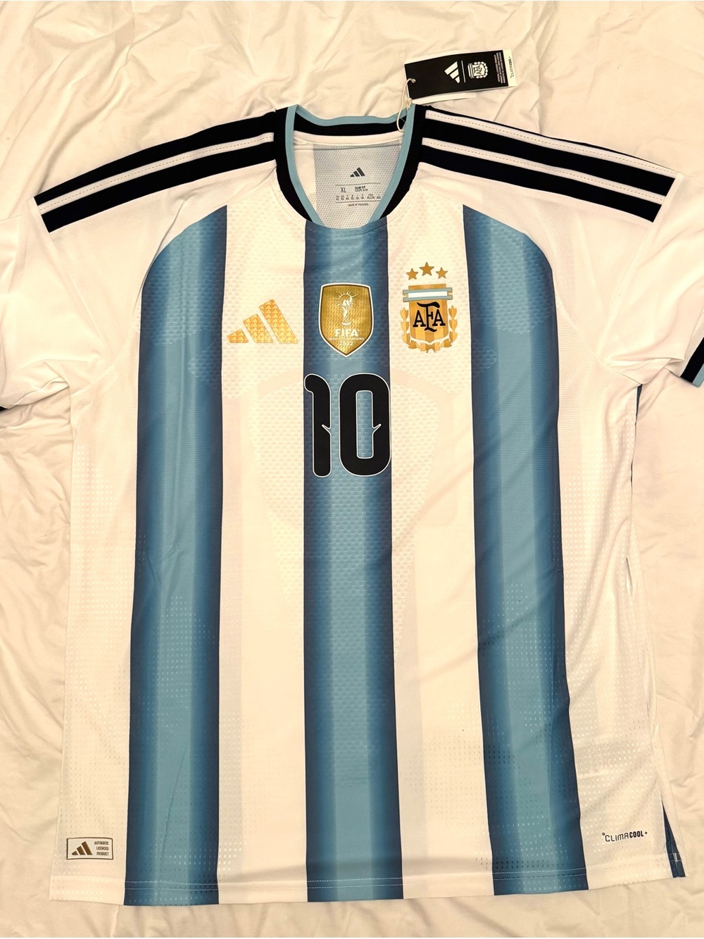 Adidas Argentina 26 Messi #10 Authentic Home Jersey KH3934 XL,2XL NWT $180